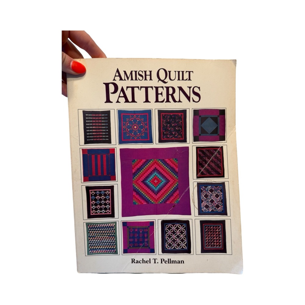 Amish Quilt Patterns Rachel T Pellman Vintage 1984 Good Books Instruction Manual